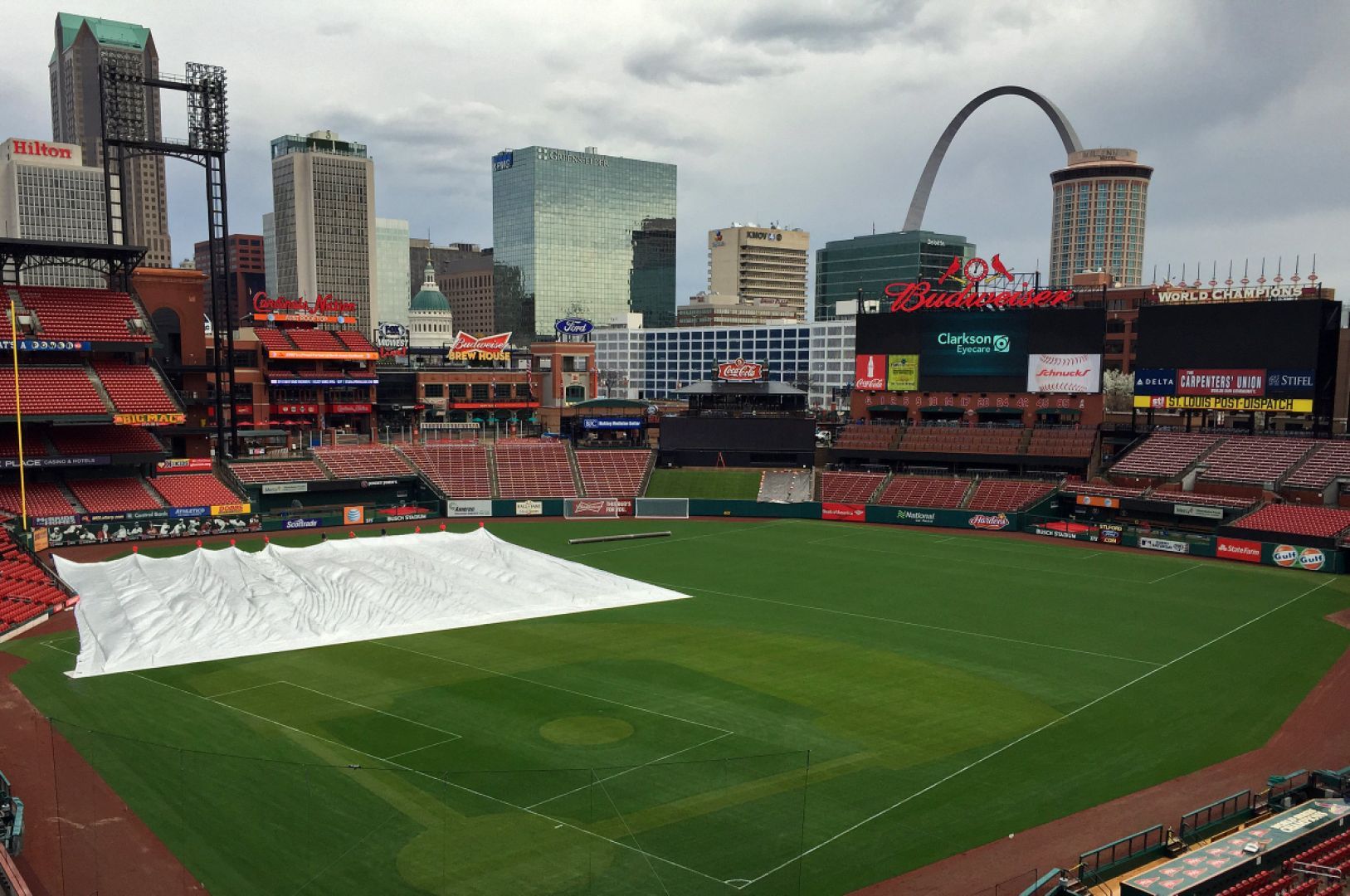 Women's soccer at Busch Stadium in St. Louis